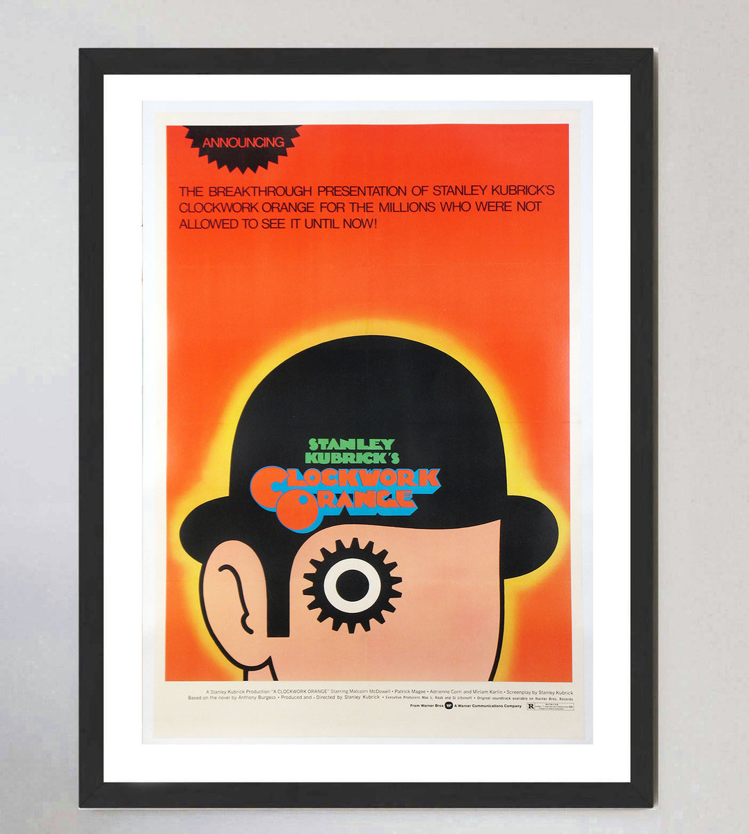 Shop A Clockwork Orange 1972 Original Vintage Poster| Movie