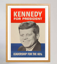 Load image into Gallery viewer, Kennedy for President - Leadership for the 60's