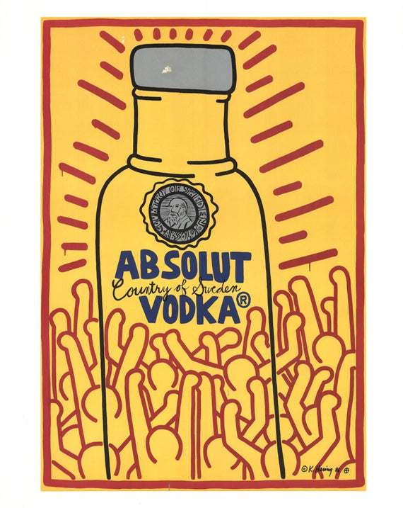 Keith Haring - Absolut Vodka