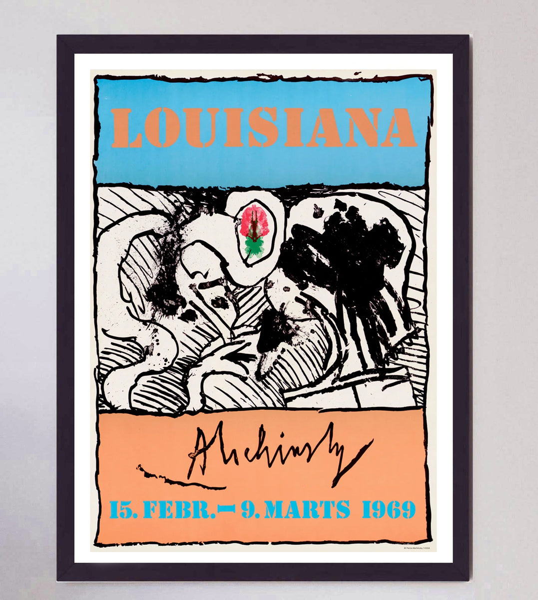 Shop Pierre Alechinsky - Louisiana Gallery Original Poster Online