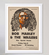 Load image into Gallery viewer, Bob Marley & The Wailers - Greek Theatre UC Berkeley