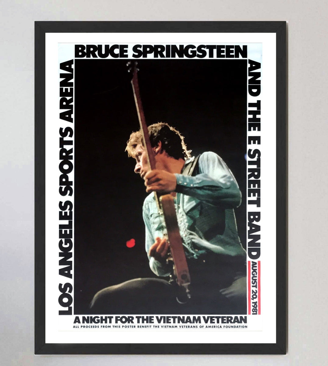 Shop Bruce Springsteen - Los Angeles 1981 Original Vintage Poster