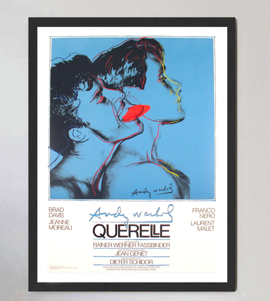 Shop Andy Warhol - Querelle Blue Original Poster Online