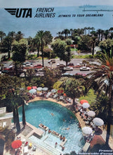 Load image into Gallery viewer, UTA French Airlines - Riviera Cote d'Azur