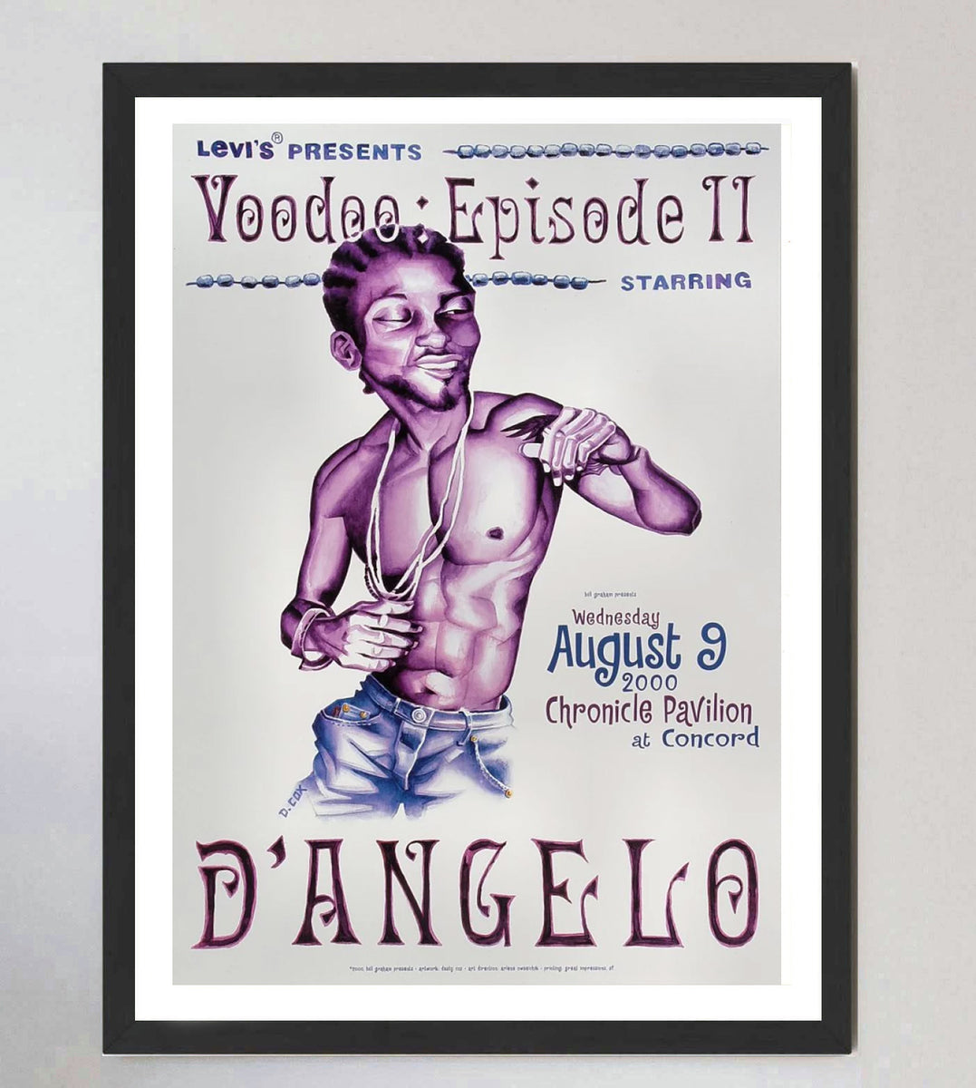 Shop D'Angelo - Voodoo Episode II 2000 Original Vintage Poster