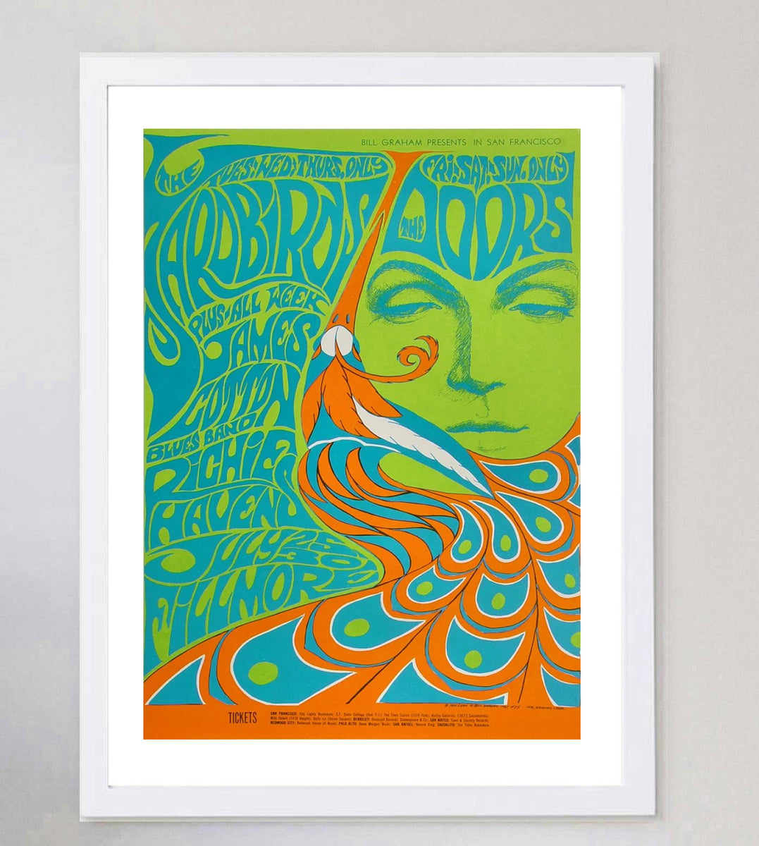 Shop The Doors - Fillmore Original Vintage Poster