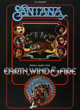 Load image into Gallery viewer, Santana and Earth, Wind & Fire