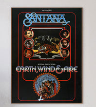 Load image into Gallery viewer, Santana and Earth, Wind & Fire