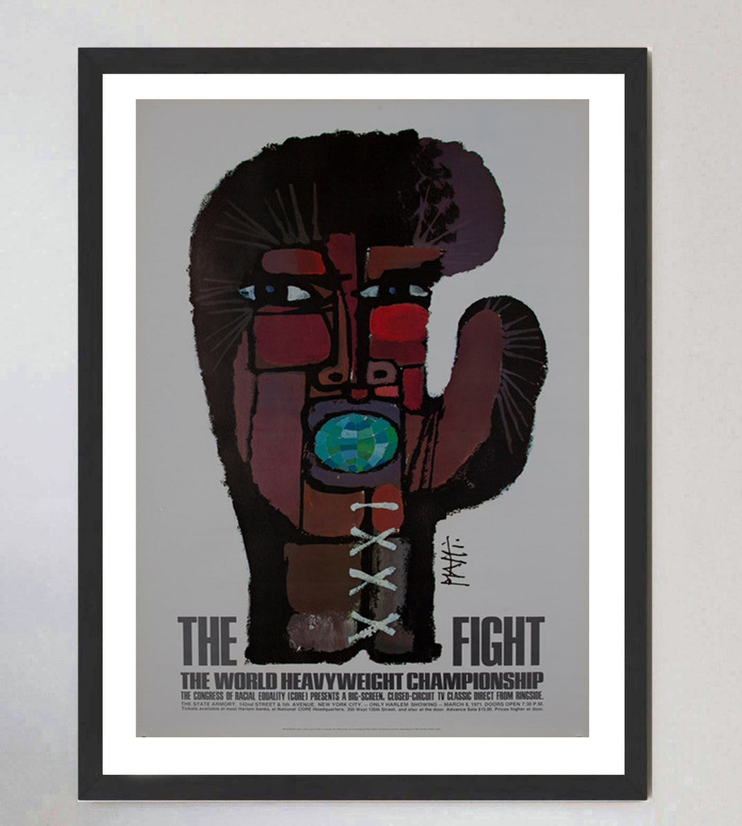 Shop The Fight - Muhammad Ali vs Joe Frazier Original Vintage