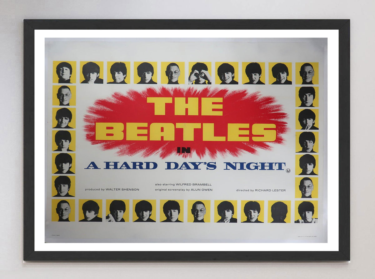 Shop The Beatles - A Hard Days Night Movie Poster Online