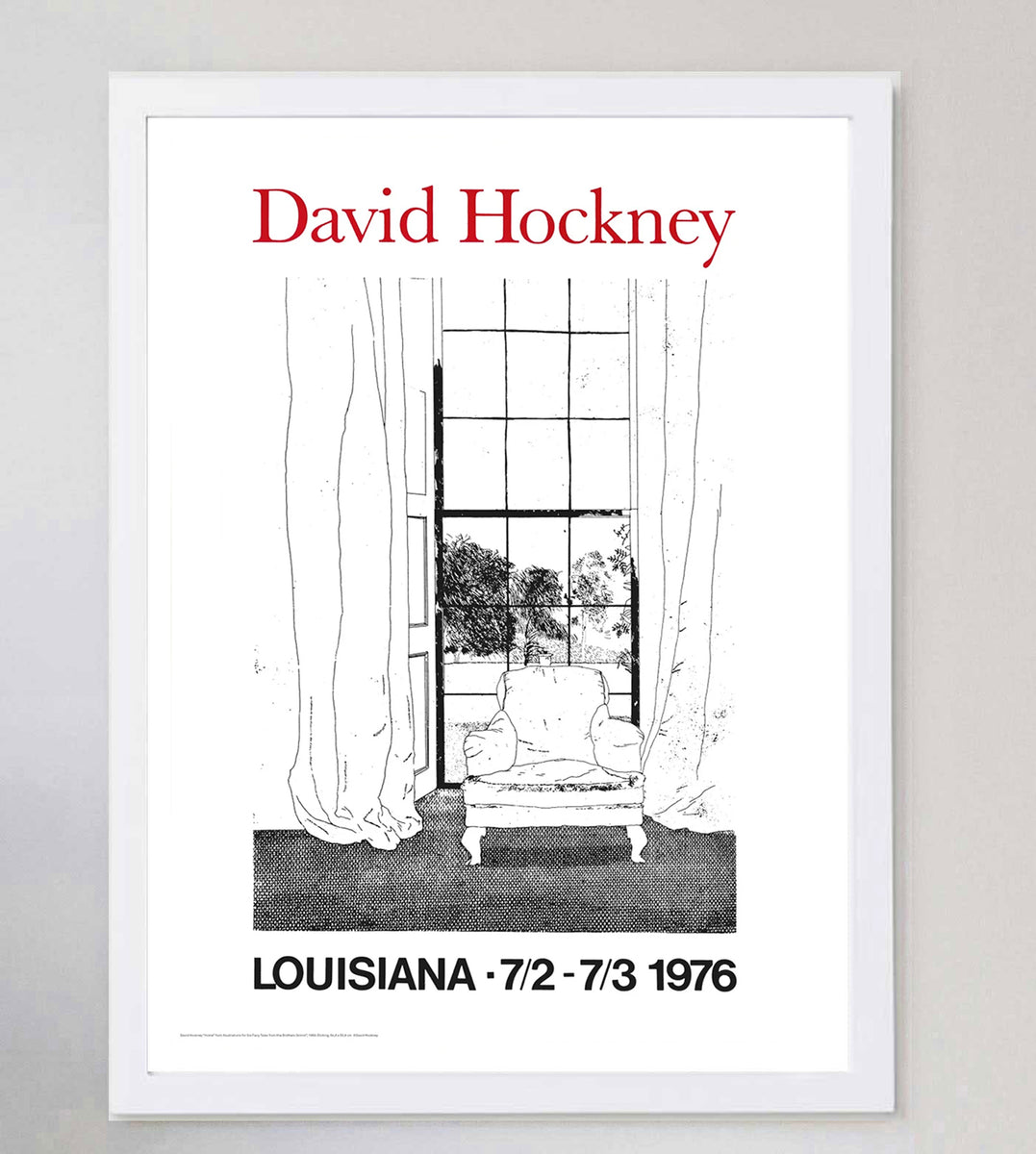 【残1枚】デイヴィッド・ホックニー展 海外ポスター④ A2版 Louisiana holy4_18e8d01d-fd14-45e3-8f9e-