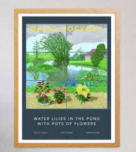 Load image into Gallery viewer, David Hockney - Water Lilies in the Pond With Pots of Flowers
