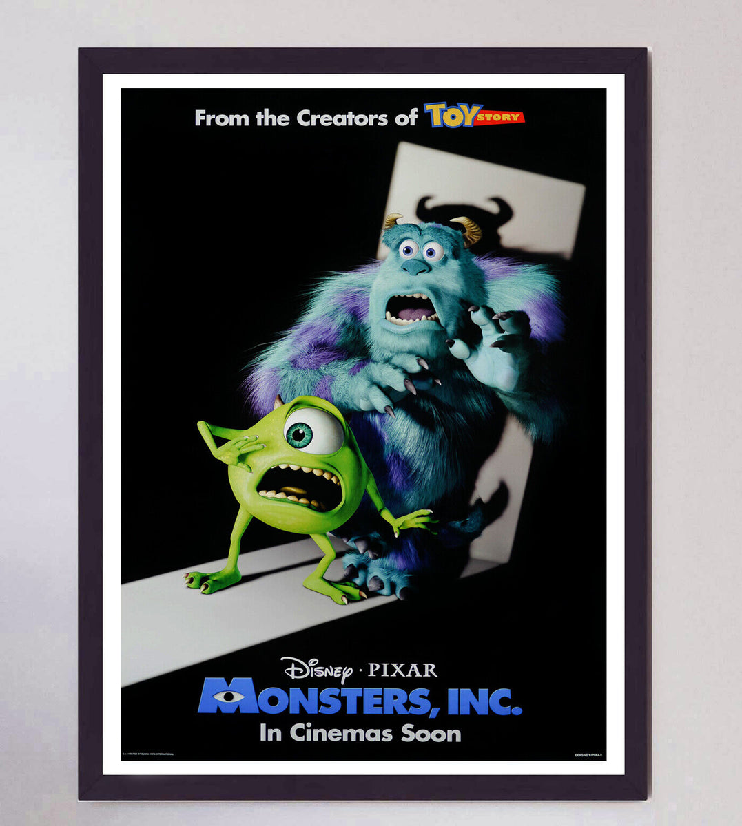 monstera inc Shop Monsters Inc. Original Movie Poster For Sale