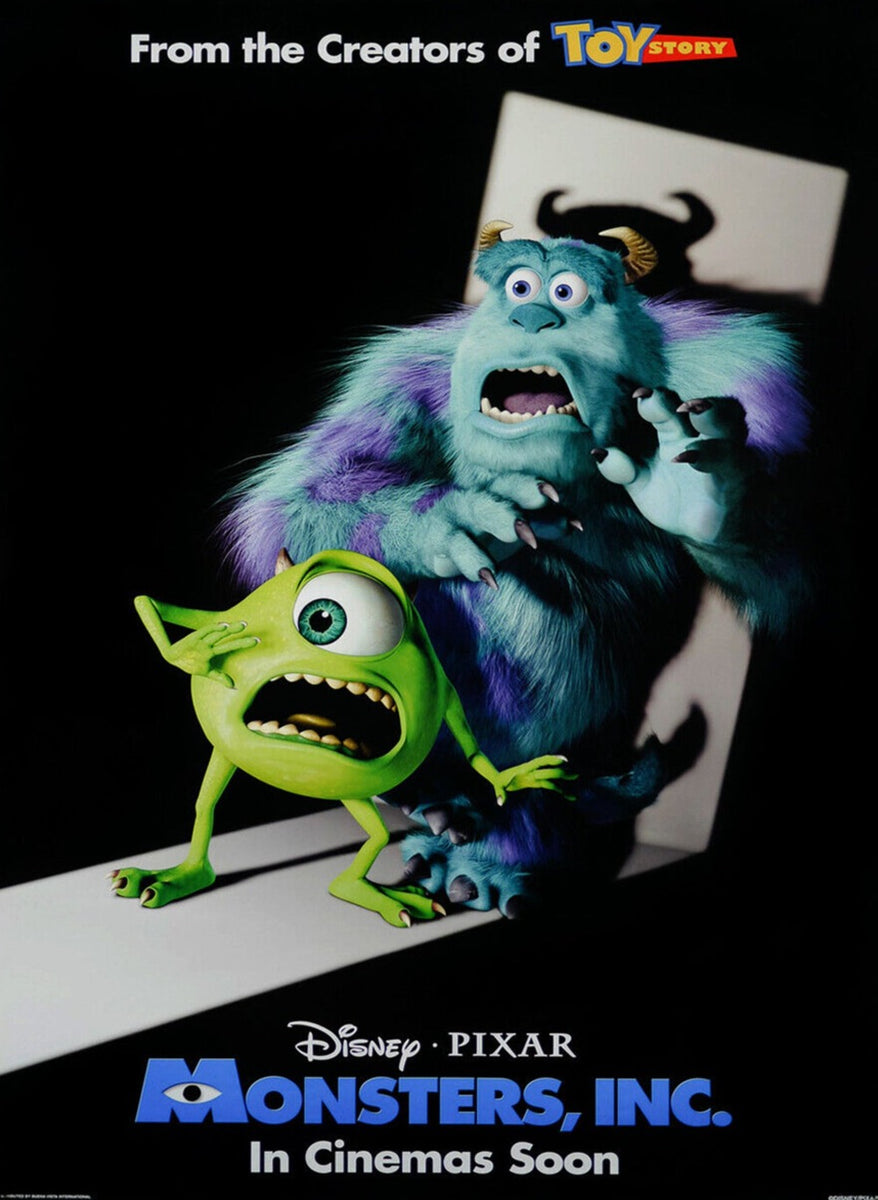 buy monsters inc movie Shop Monsters Inc. Original Movie Poster For Sale