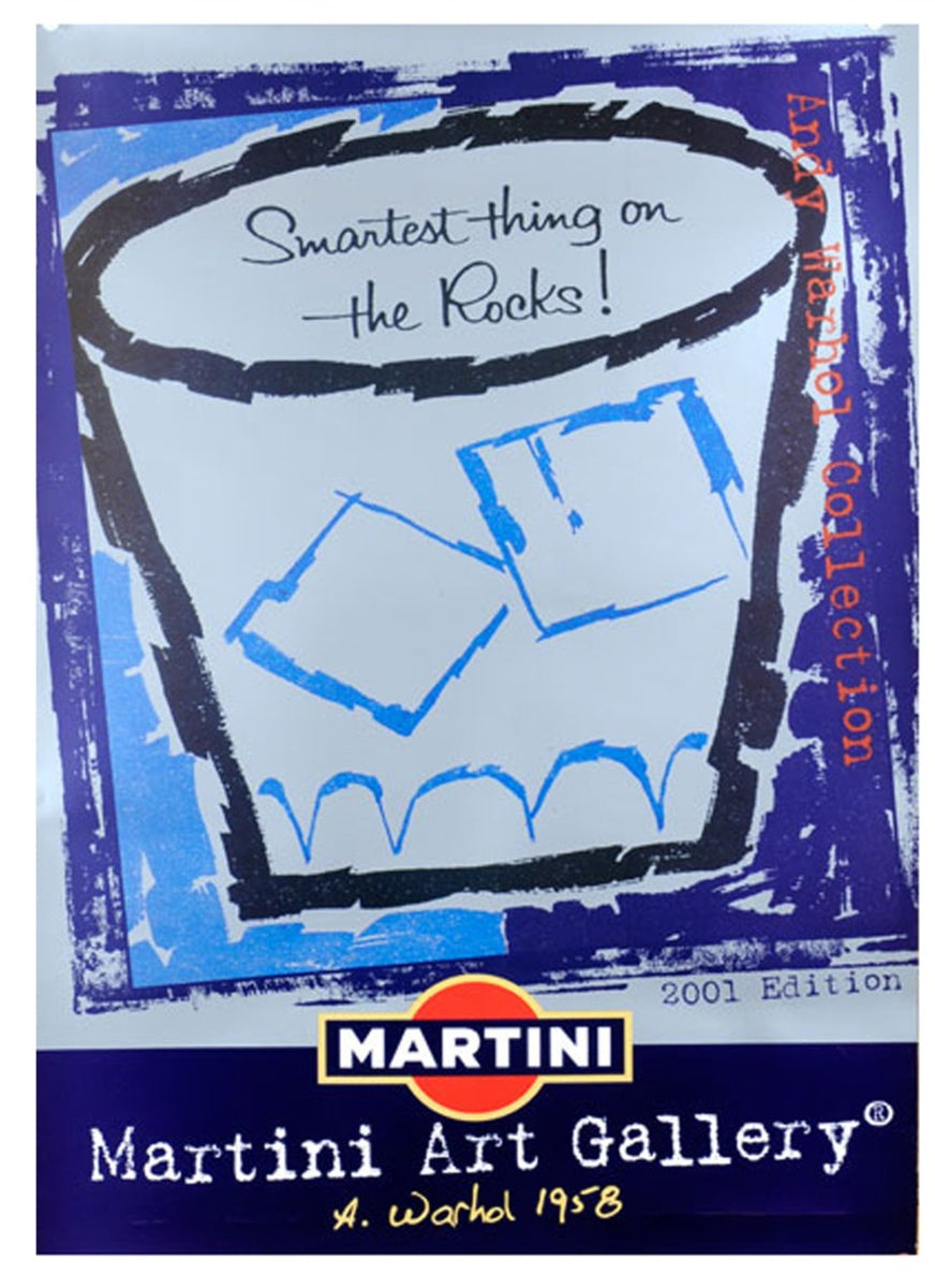 Martini Art Gallery　2001年/ウォーホル/ポスター Shop Martini - Andy Warhol 2001 Original Poster Online