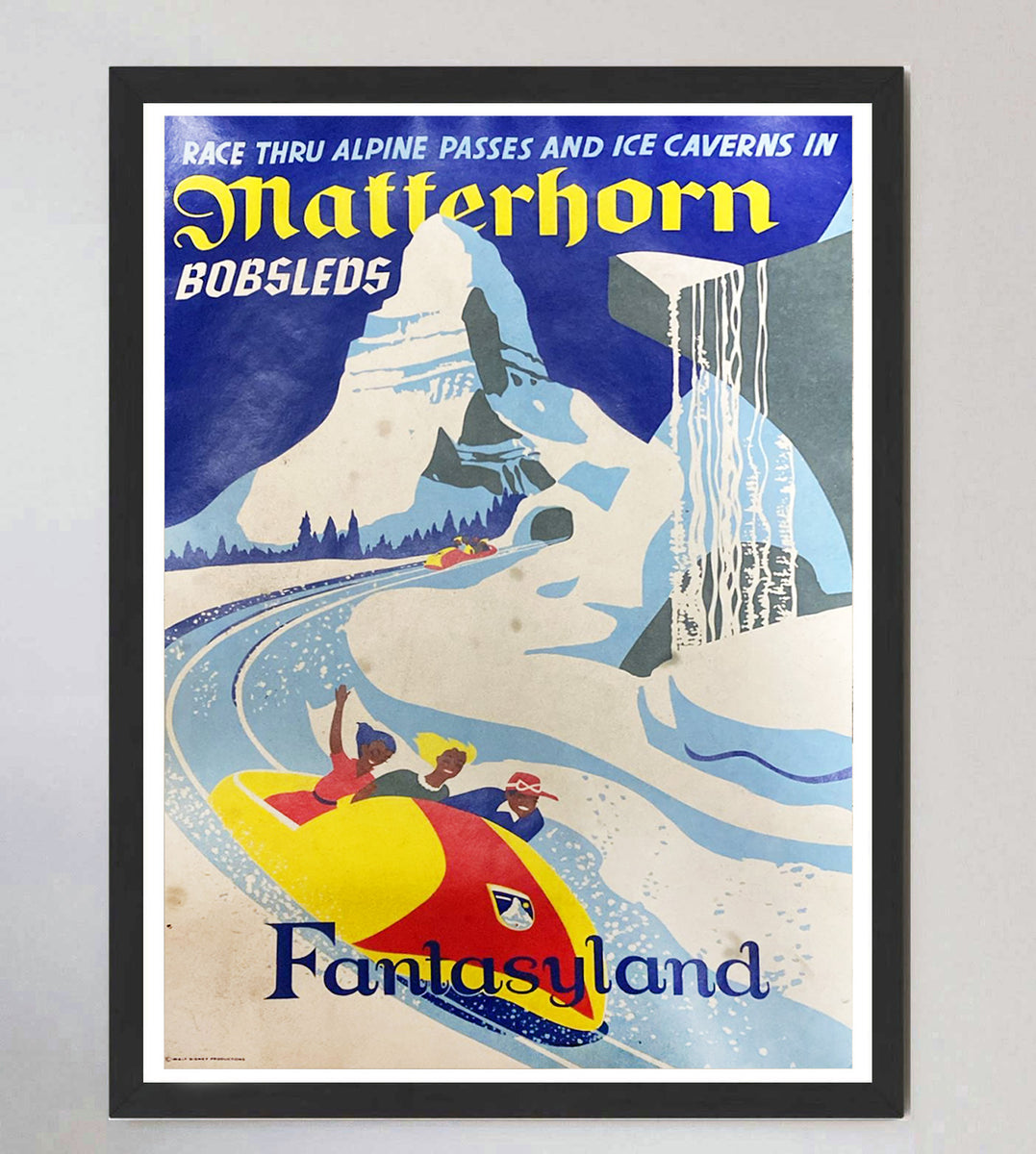 Shop Disneyland Matterhorn Bobsleds Fantasyland Poster