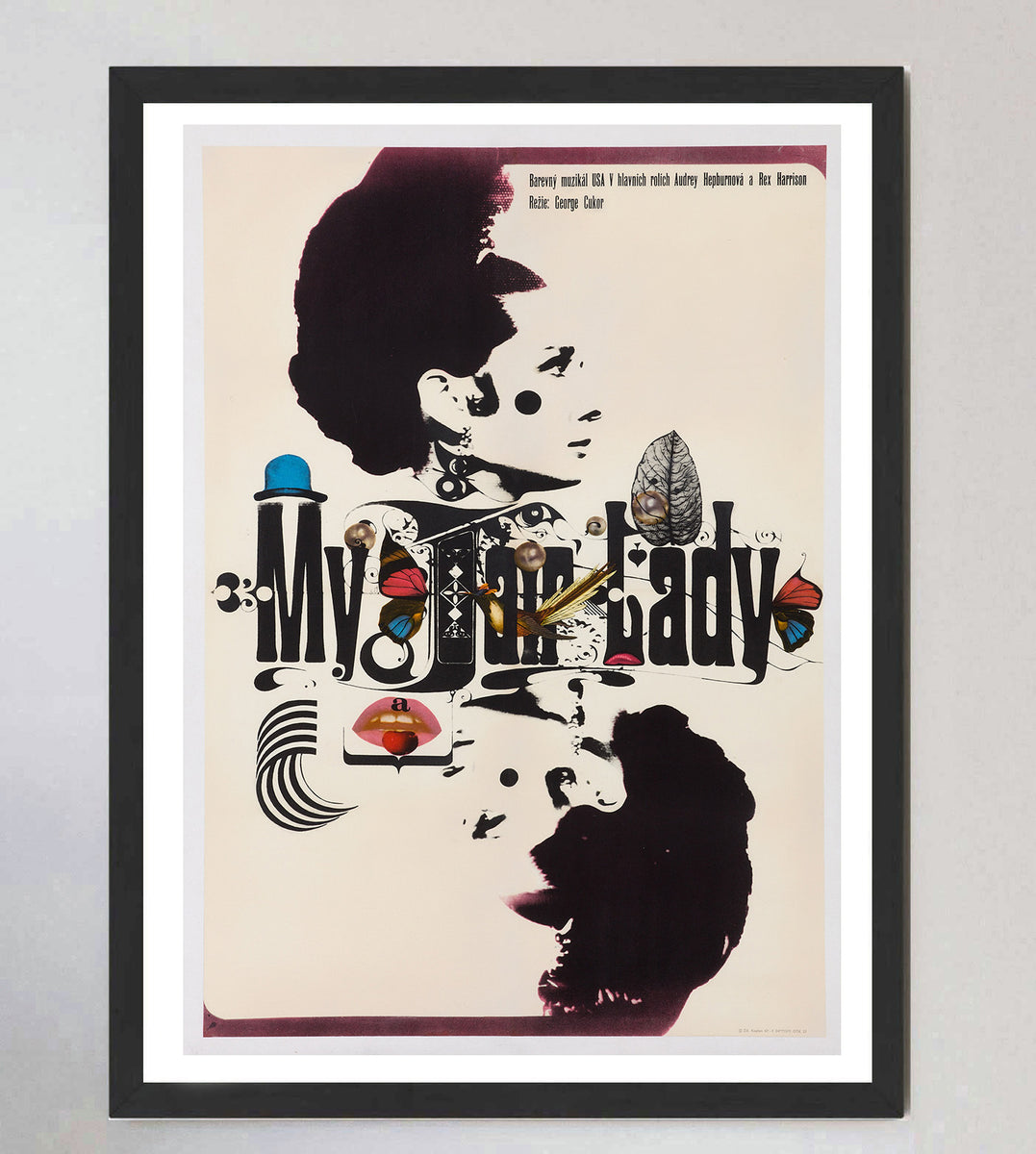 Original My Fair Lady Czech Movie Poster - Vintage Poster for Sale