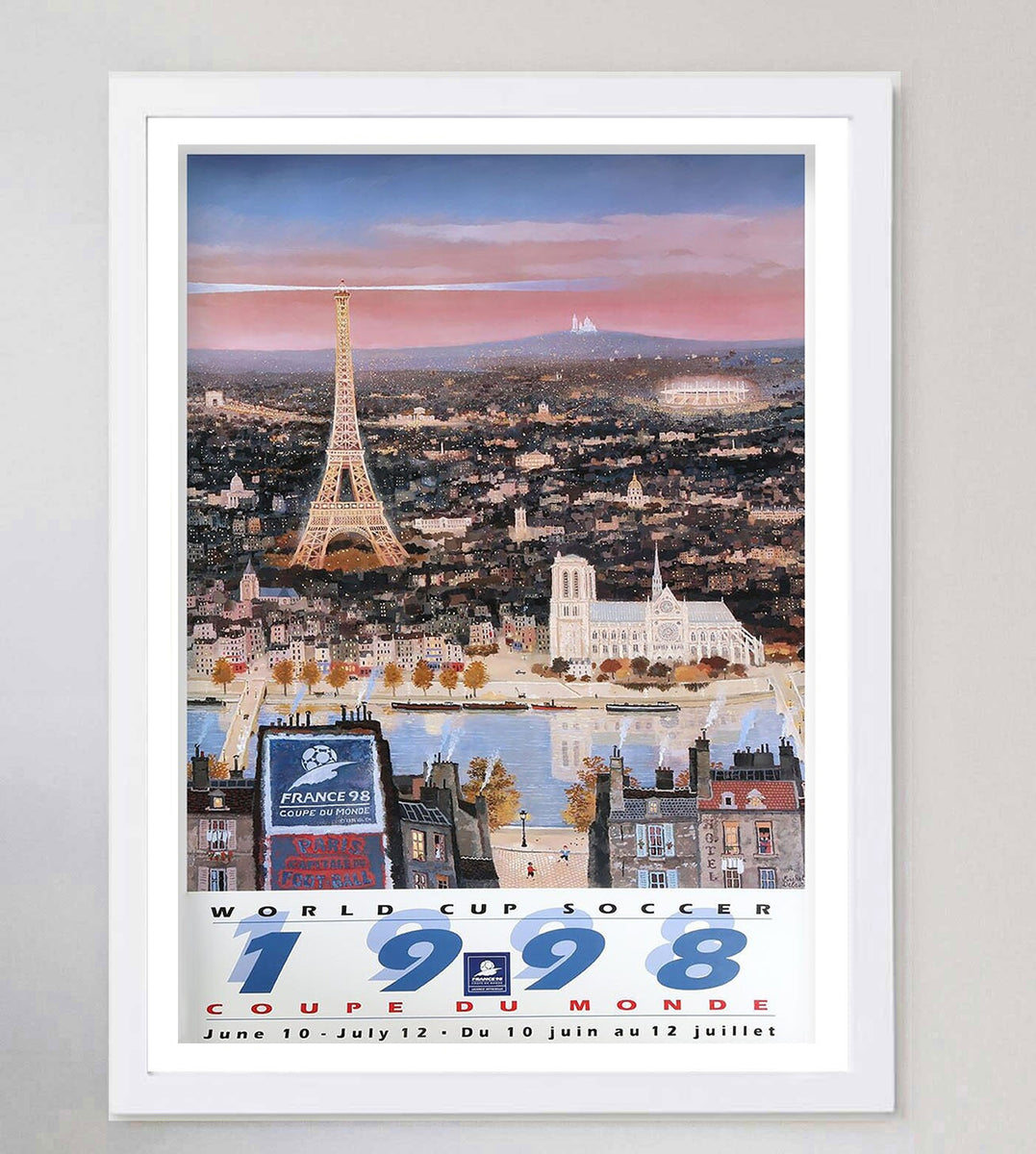 Shop World Cup France '98 Original Vintage Poster | Printed Originals