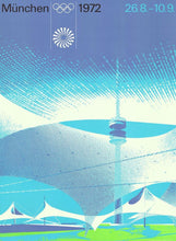 Load image into Gallery viewer, 1972 Munich Olympic Games Stadium - Otl Aicher