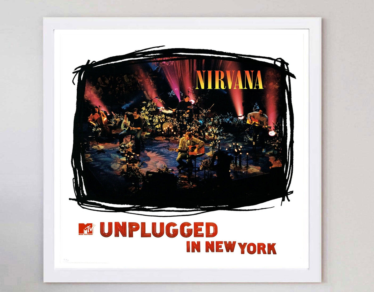 Shop Nirvana- MTV Unplugged in New York Original Vintage Poster