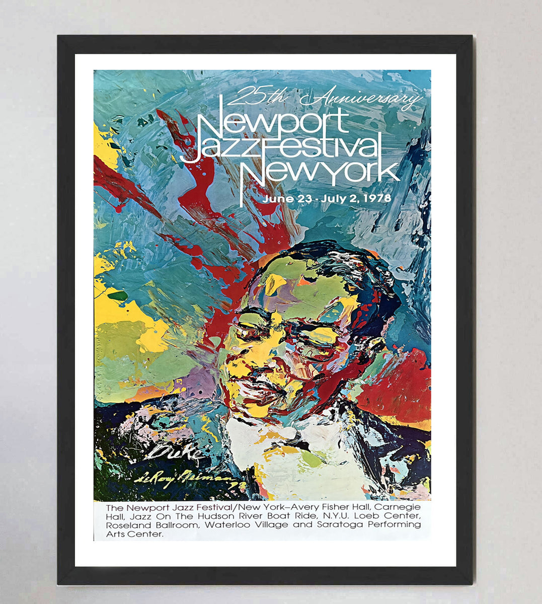 Shop Newport Jazz Festival 1978 Original Vintage Poster