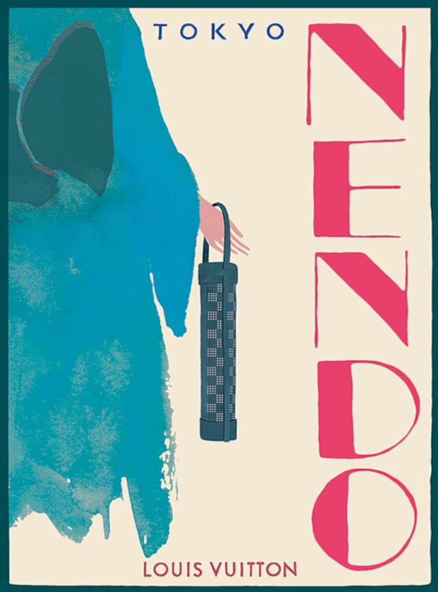 Shop Louis Vuitton - Nendo | Original Vintage Fashion Art Poster for Sale