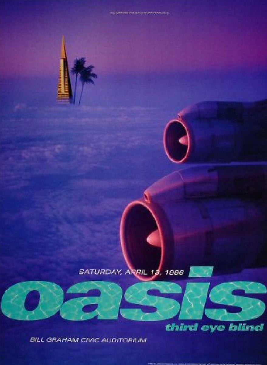 Shop Oasis - San Francisco 1996 Original Vintage Poster