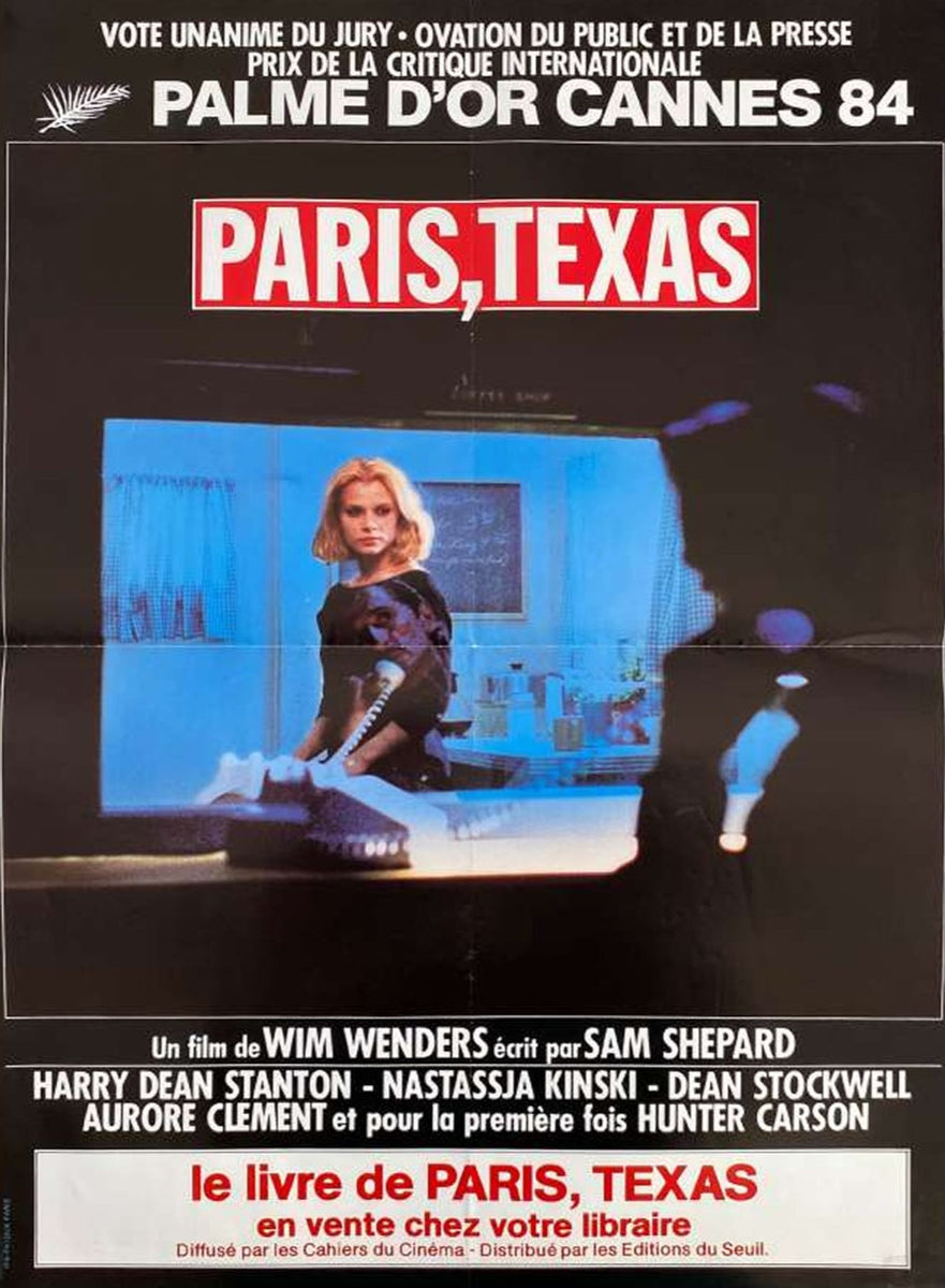 パリ・テキサス　ポスター　フランス語オリジナル版 Shop Paris, Texas French Movie Poster - Original Vintage Film Poster