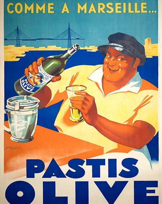 Comme a Marseille - Pastis Olive