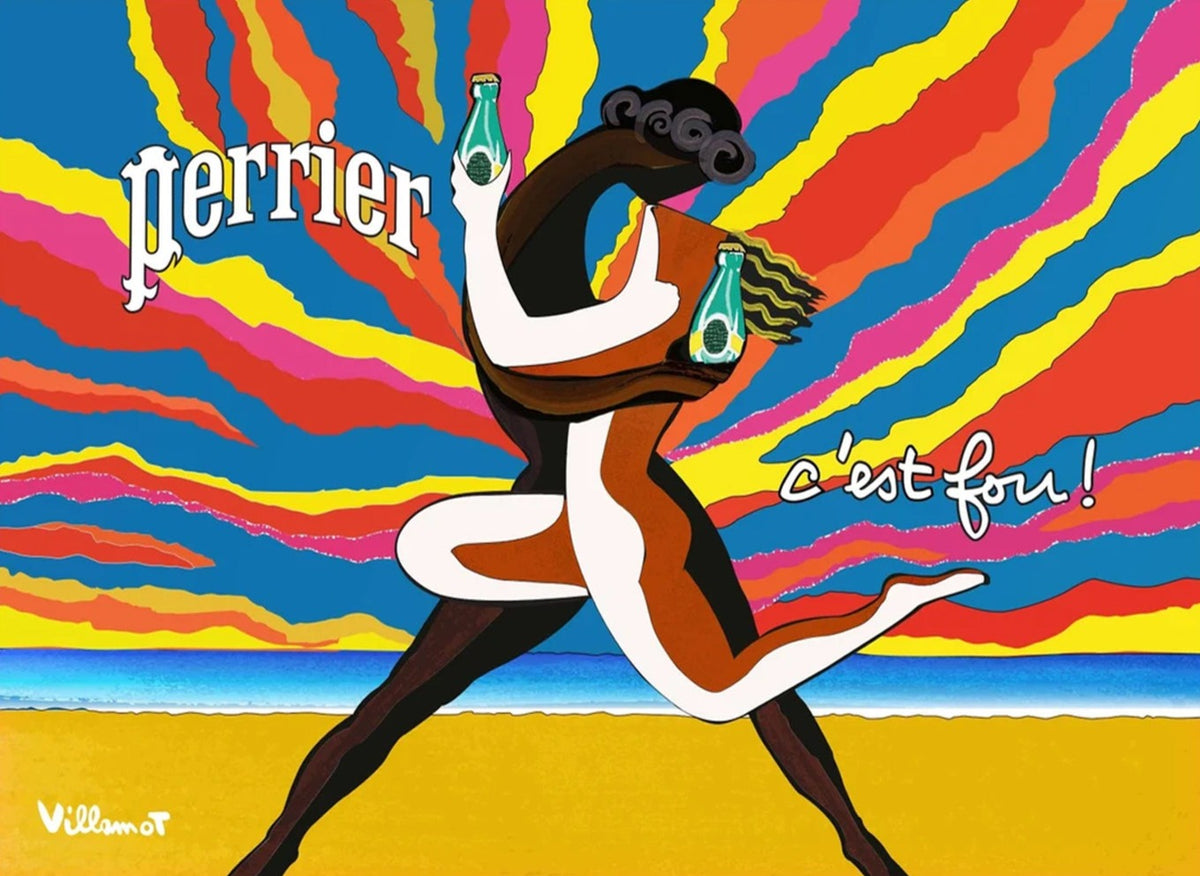 Gitanes by Bernard Villemot 1960s リトポスター Original Vintage Poster - Villemot - Gitanes - Tobacco