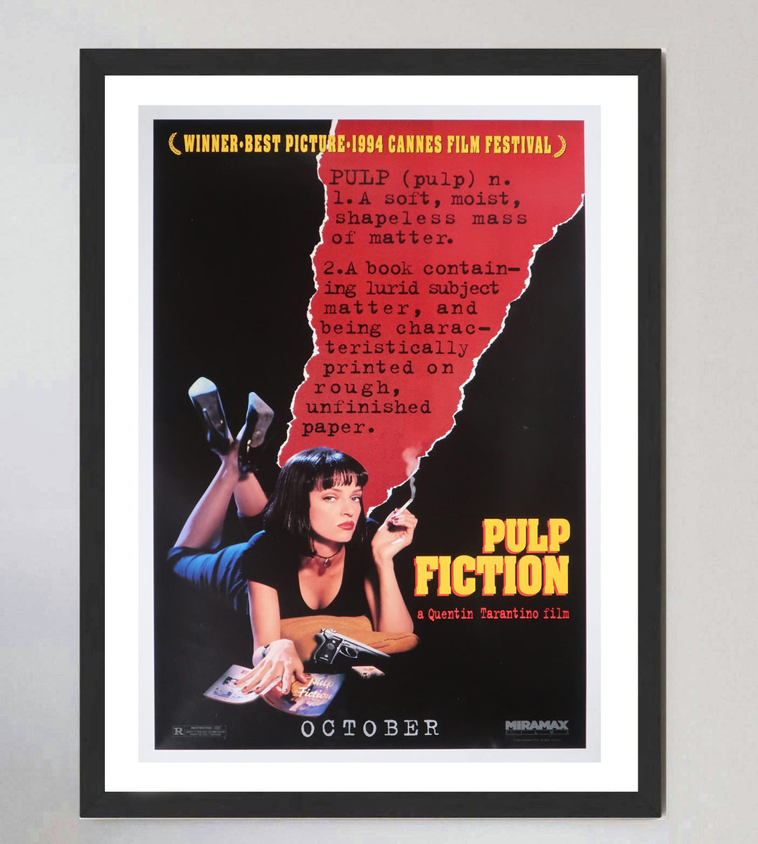Shop Pulp Fiction 1994 Original Vintage Poster - Online Movie Poster