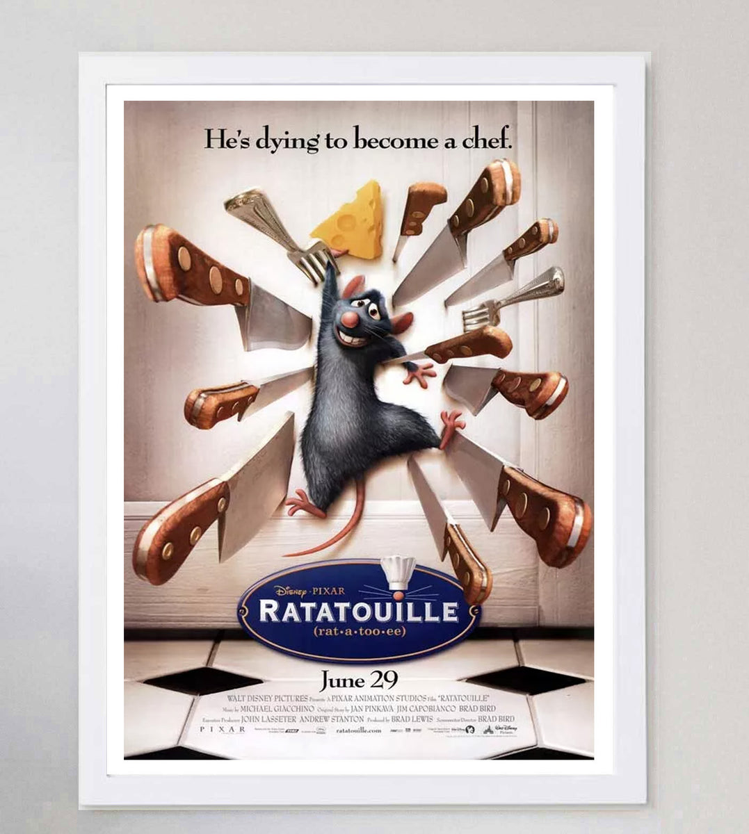 Shop Ratatouille 2007 Movie Poster For Sale - Original Film Poster