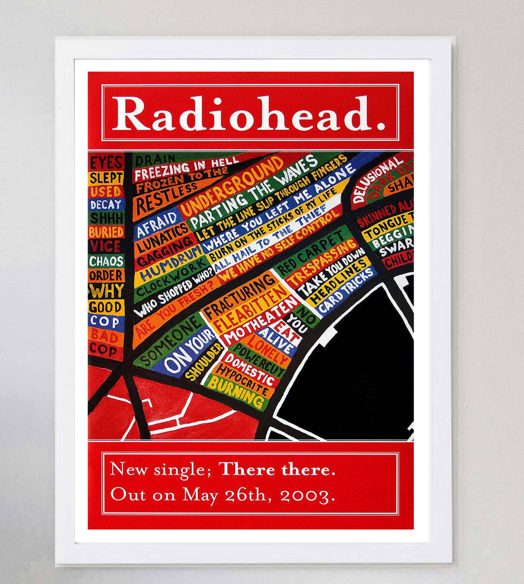 Shop Radiohead - There there. Original Vintage Poster - Printed