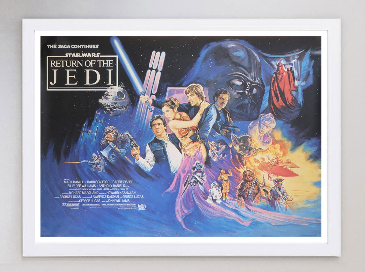 Shop Star Wars Return Of The Jedi Original Vintage 1983 Poster