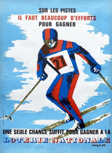 Load image into Gallery viewer, Ski Loterie Nationale 1967