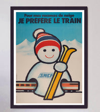 Load image into Gallery viewer, SNCF - Je Prefere le Train Snowman