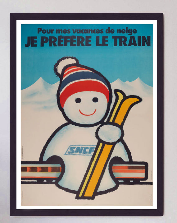 SNCF - Je Prefere le Train Snowman
