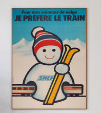 Load image into Gallery viewer, SNCF - Je Prefere le Train Snowman