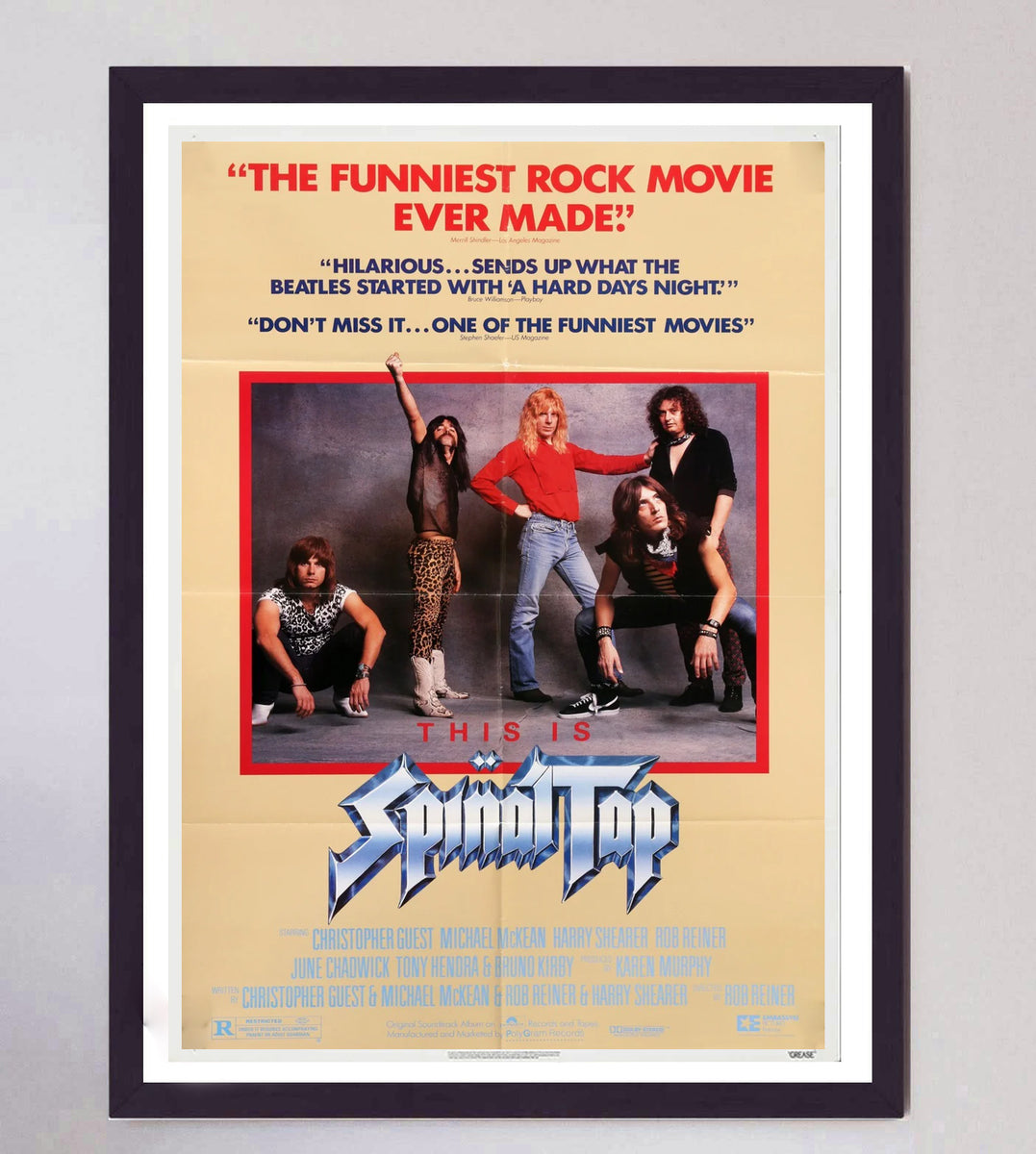Shop This is Spinal Tap Movie Poster Online - Original Vintage