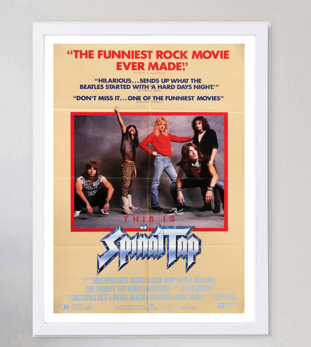 Shop This is Spinal Tap Movie Poster Online - Original Vintage