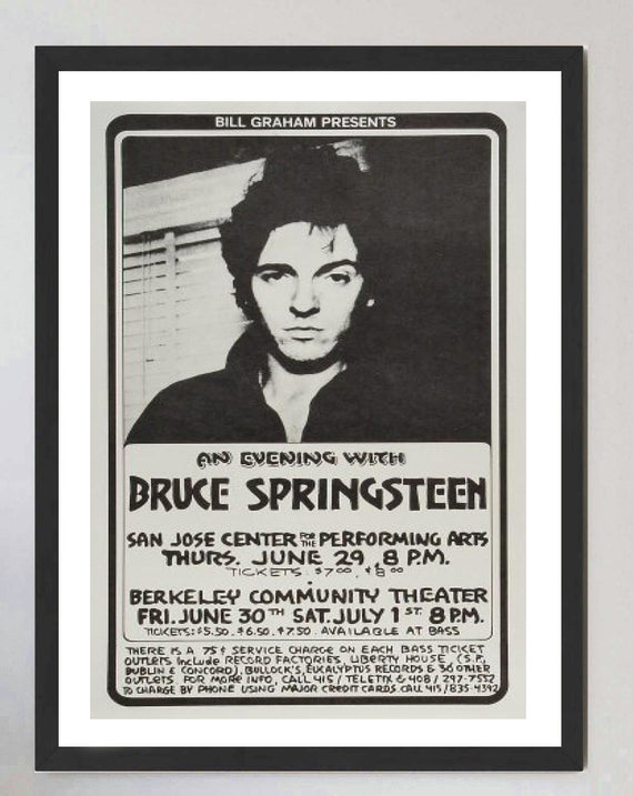Bruce Springsteen - San Jose & Berkeley