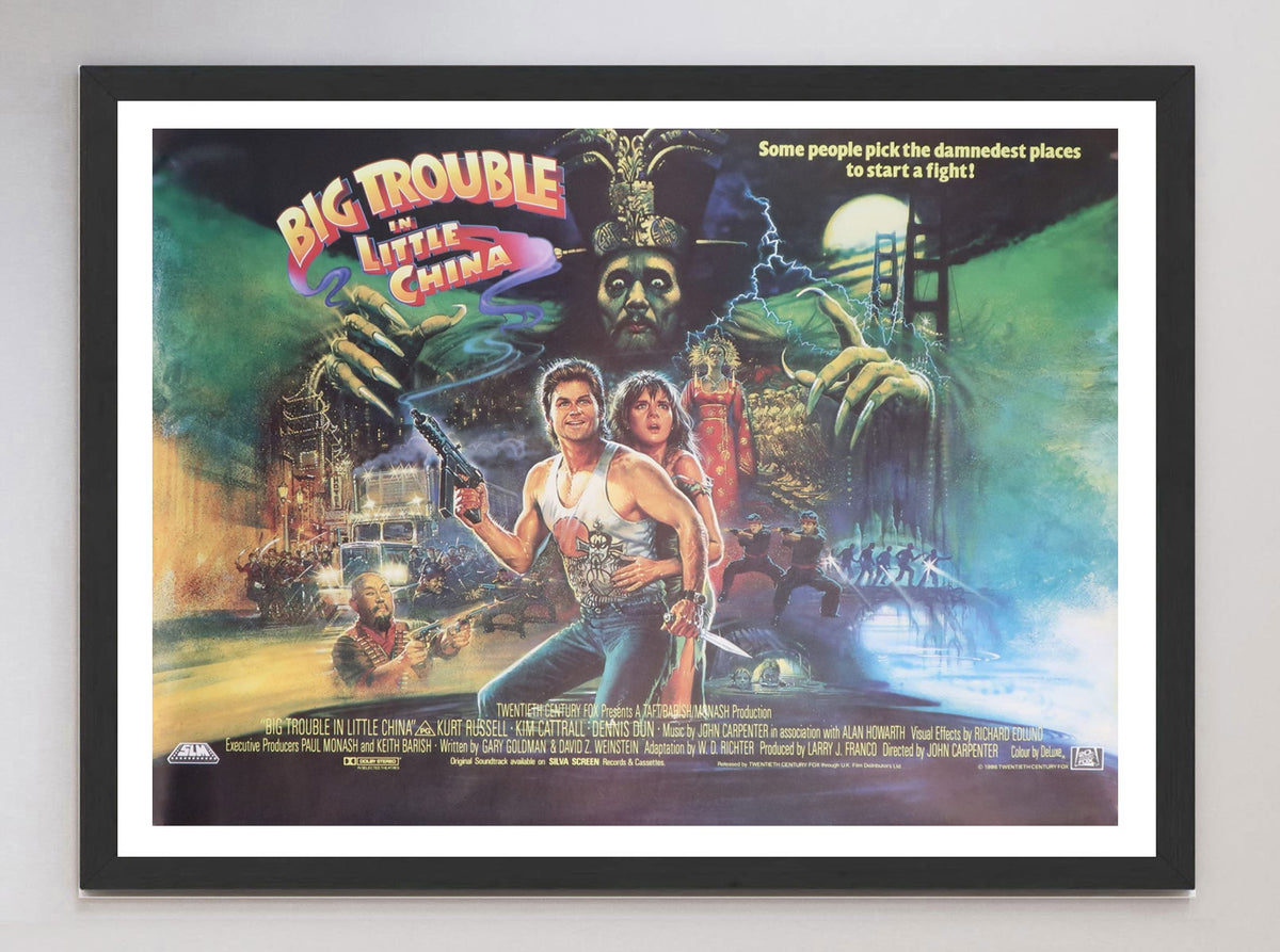 Big Trouble in Little China Original Vintage Movie Poster for Sale