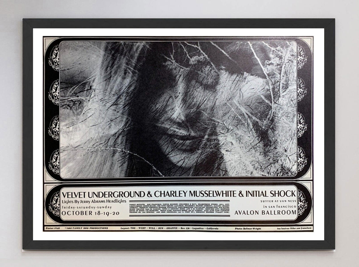 Shop The Velvet Underground - Avalon Ballroom 1968 Original