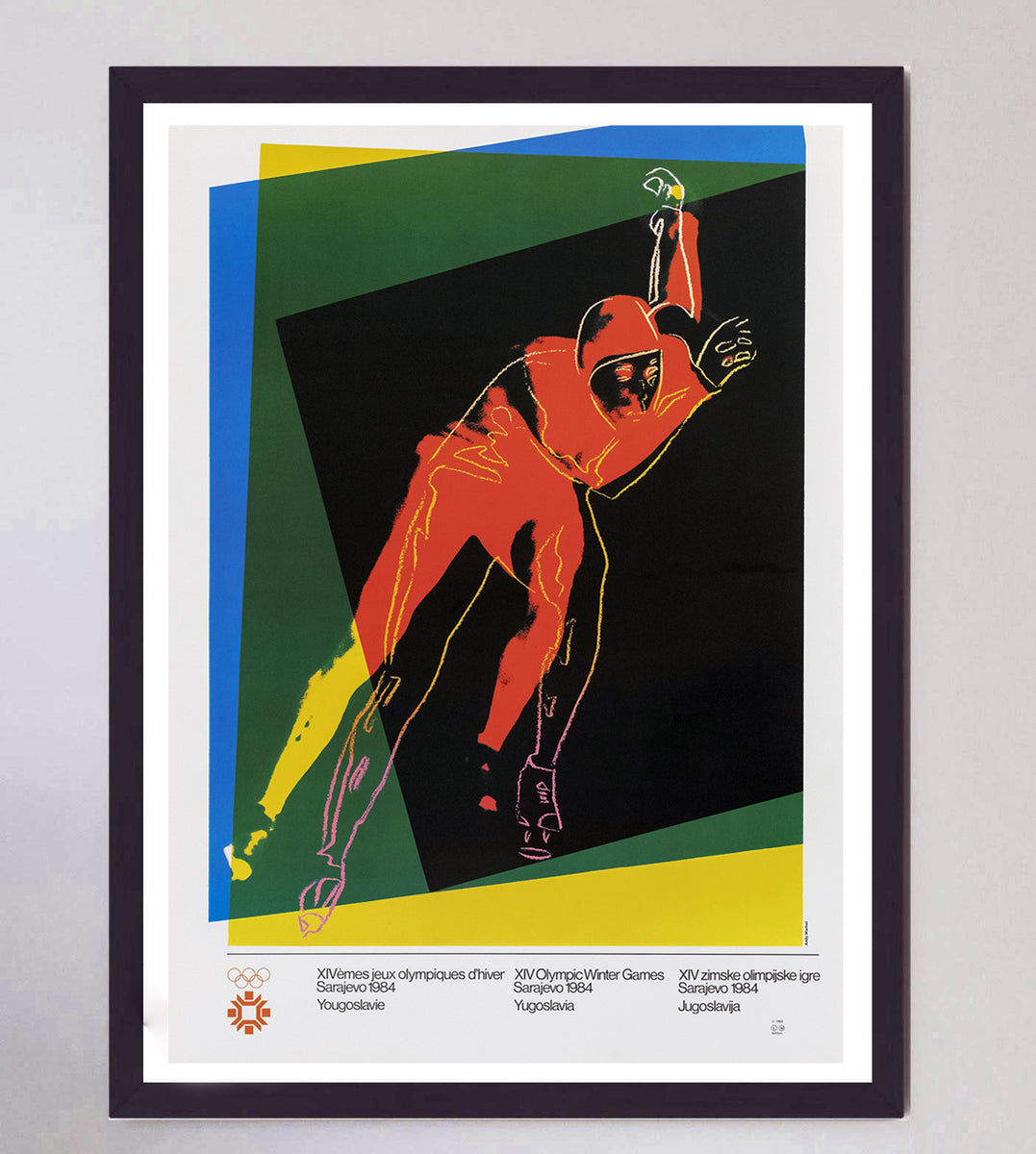 1984 Sarajevo Winter Olympic Games - Andy Warhol Original Vintage