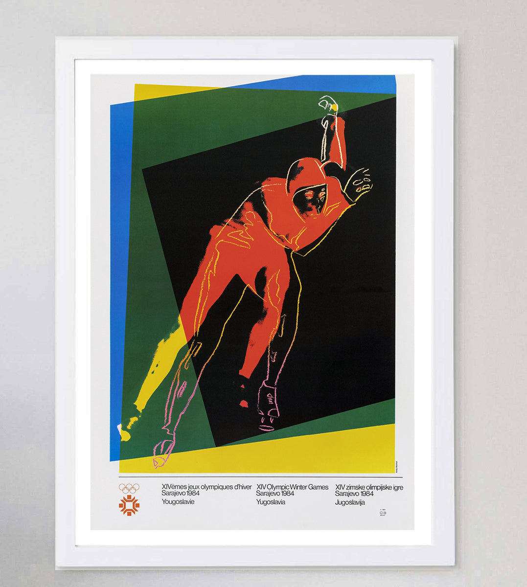 1984 Sarajevo Winter Olympic Games - Andy Warhol Original Vintage