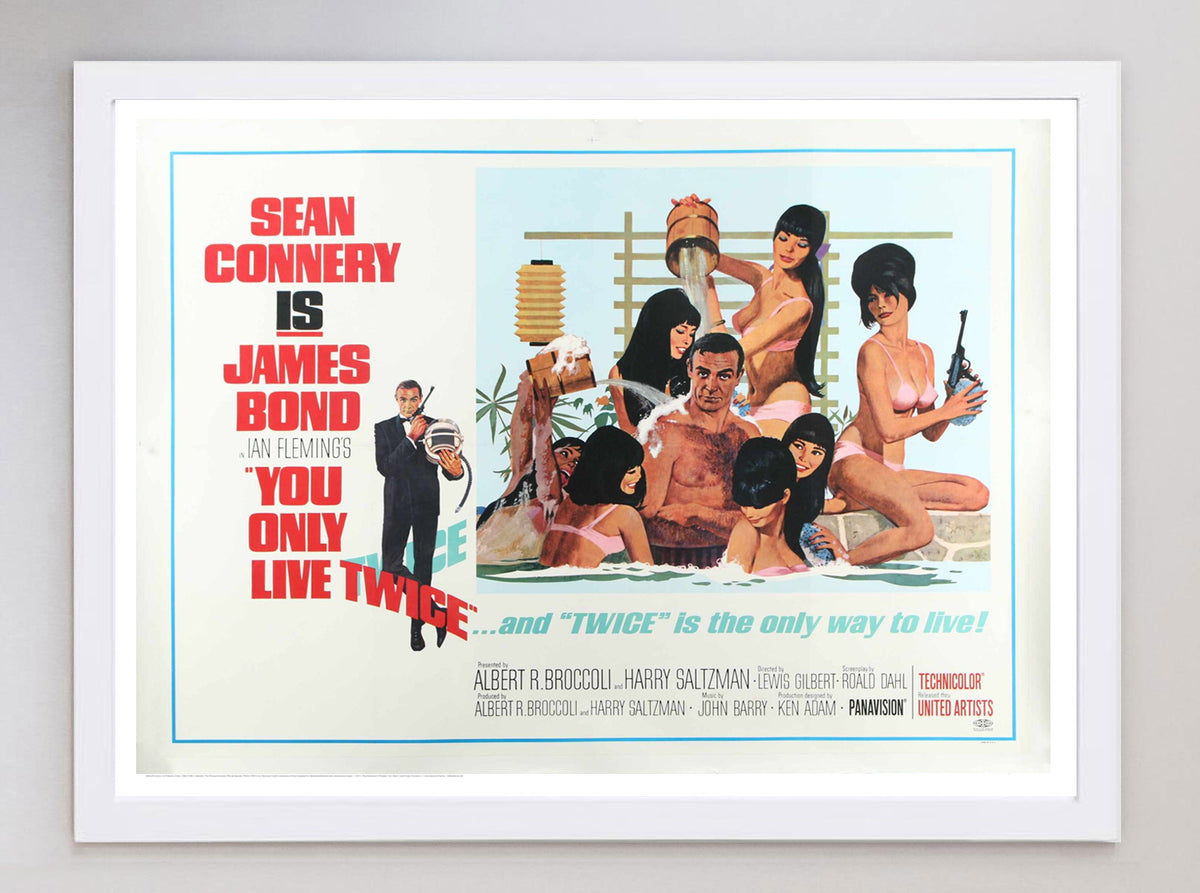 You Only Live Twice Movie Poster Original Vintage Movie Poster