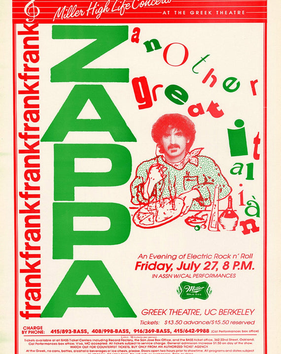 Frank Zappa - The Greek Theatre
