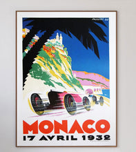 Load image into Gallery viewer, 1932 Monaco Grand Prix - Printed Originals