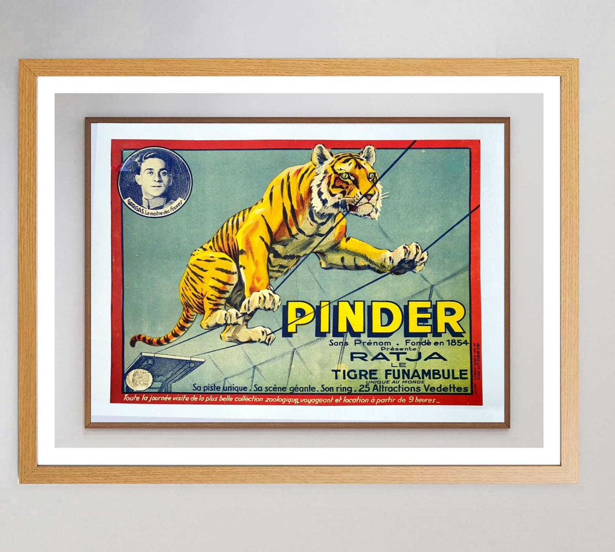 CIRQUE Rbex-POSTER HQ 40x60cm d'une AFFICHE VINTAGE CIRQUE Rbex-POSTER HQ 40x60cm d'une AFFICHE VINTAGE