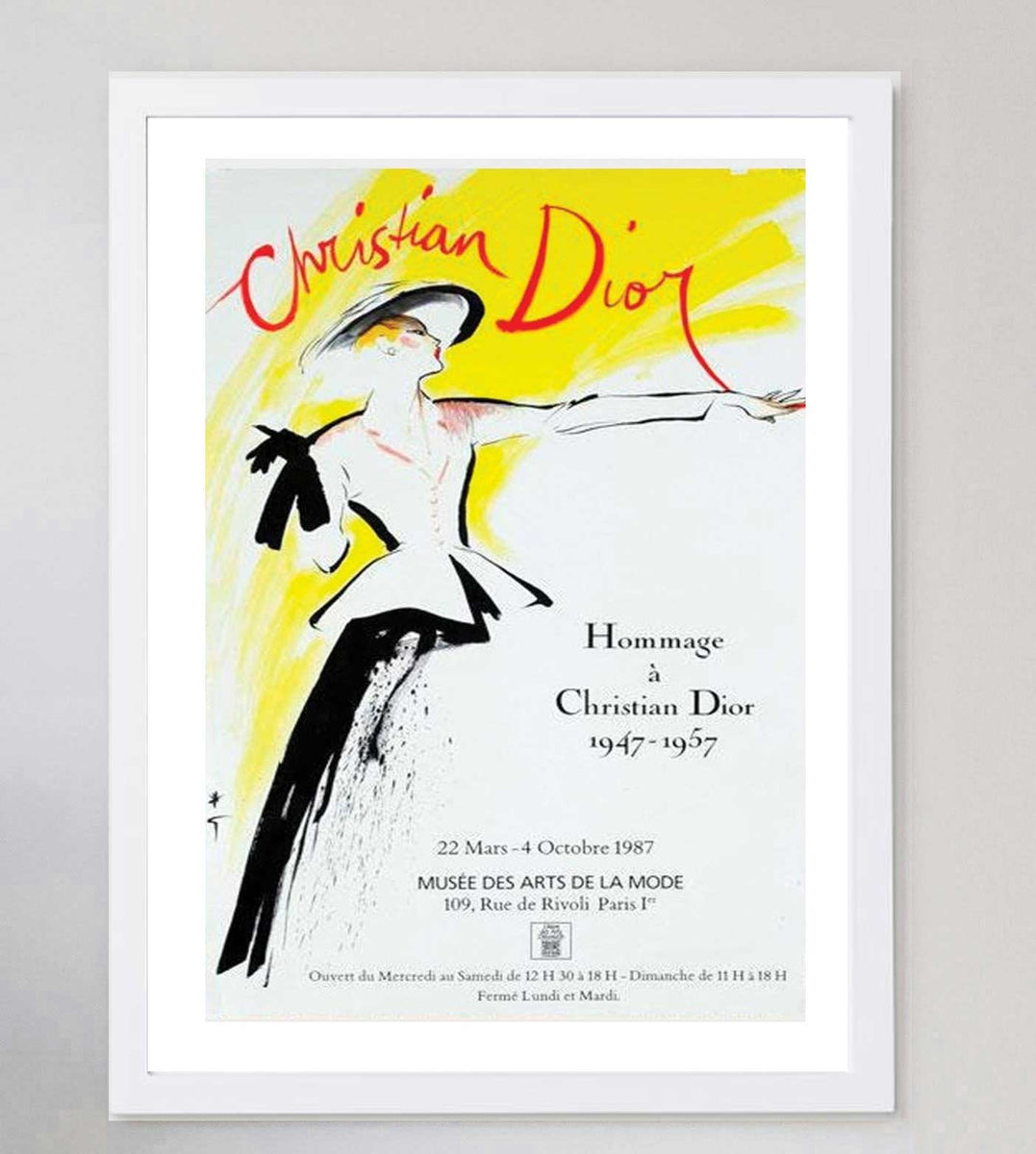 Christian Dior Homage Poster For Sale - The Vintage Poster Buy Online
